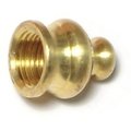 Midwest Fastener 1/8IP Brass Finials 5PK 64581